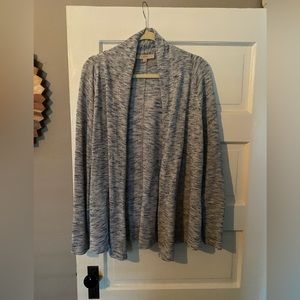 Loft sweater/cardigan in shades of blue
